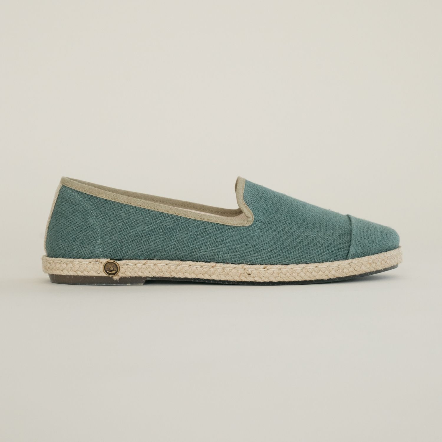 Espadrille homme en Lin Recyclé - Vert Forêt 2