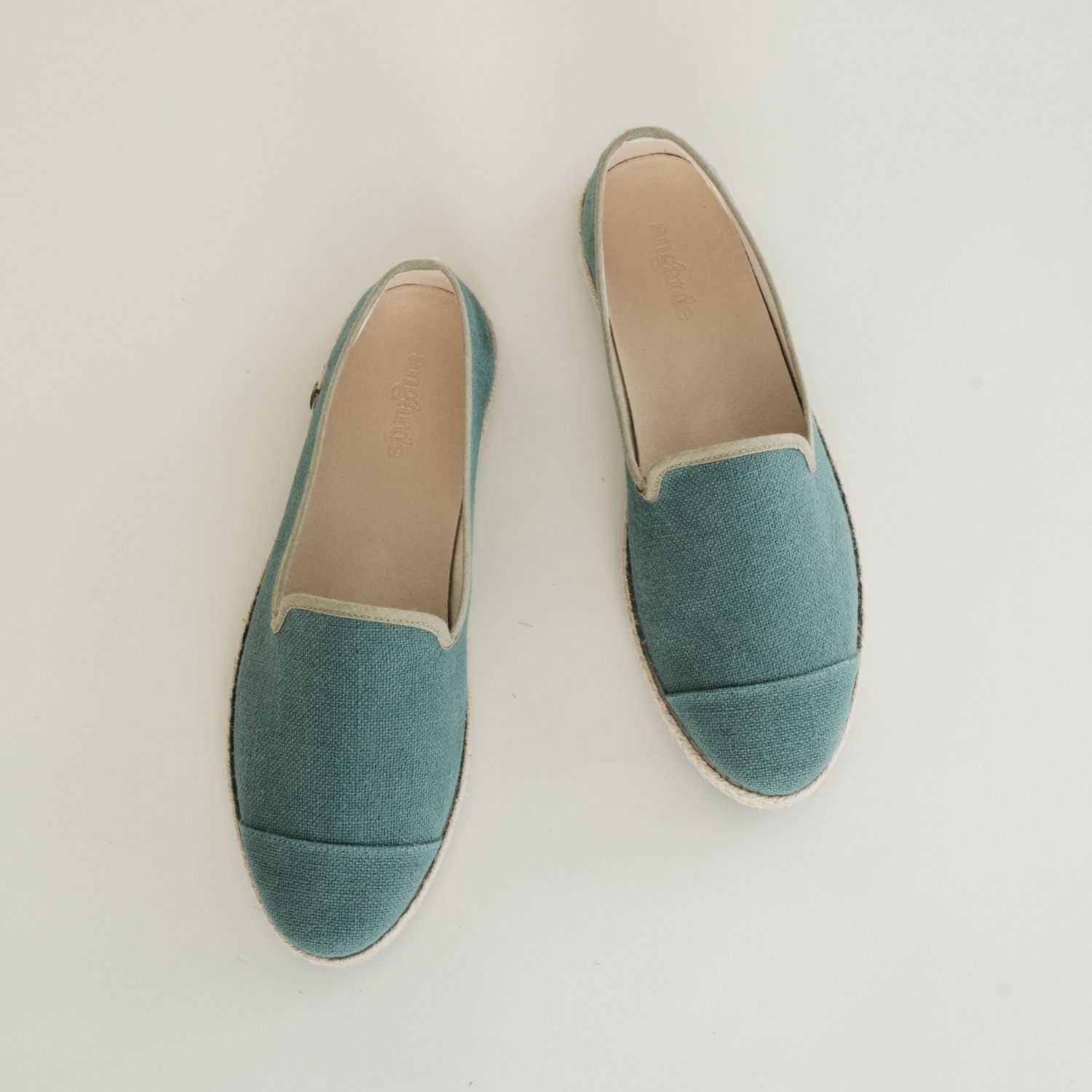 Espadrille homme en Lin Recyclé - Vert Forêt 4