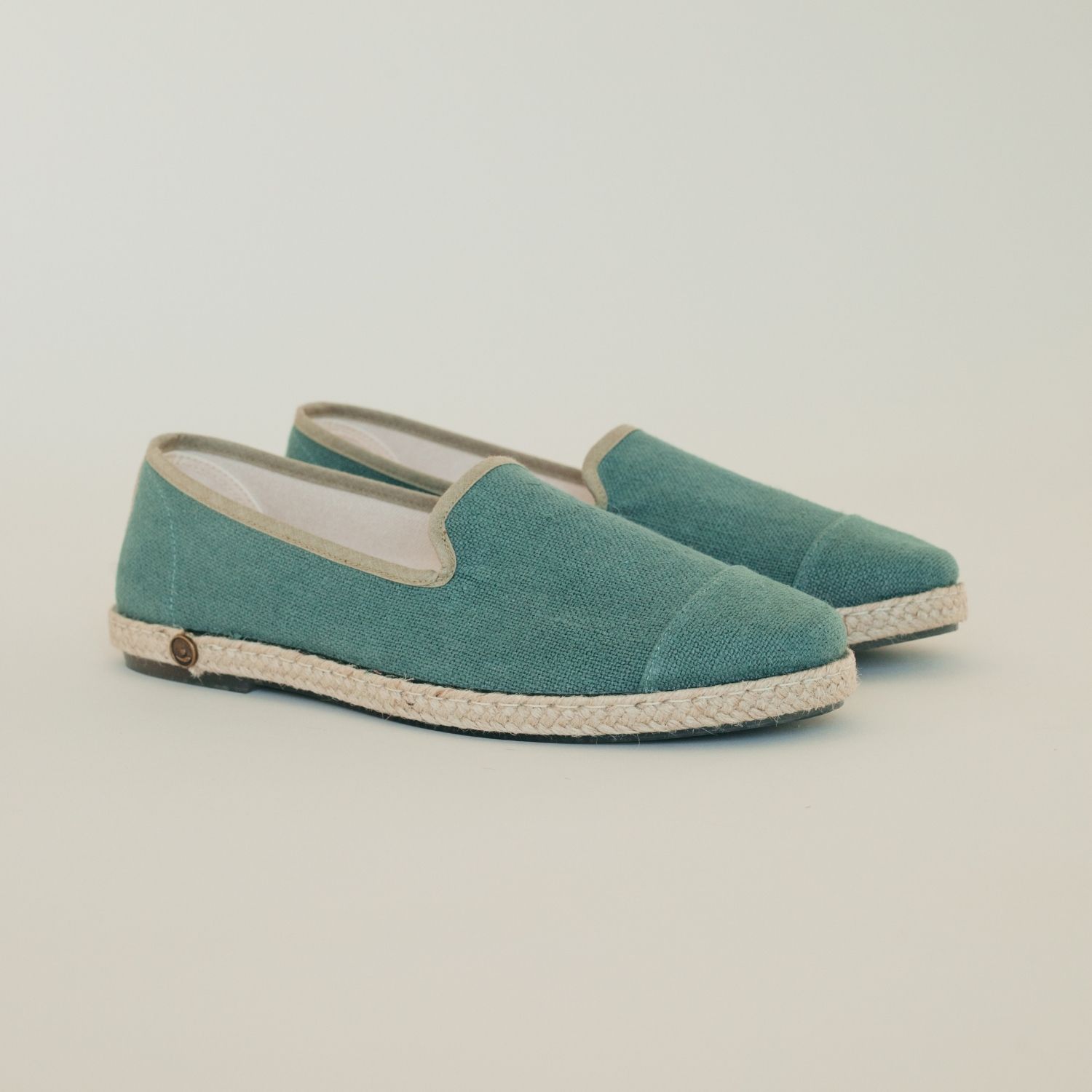Espadrille homme en Lin Recyclé - Vert Forêt 5