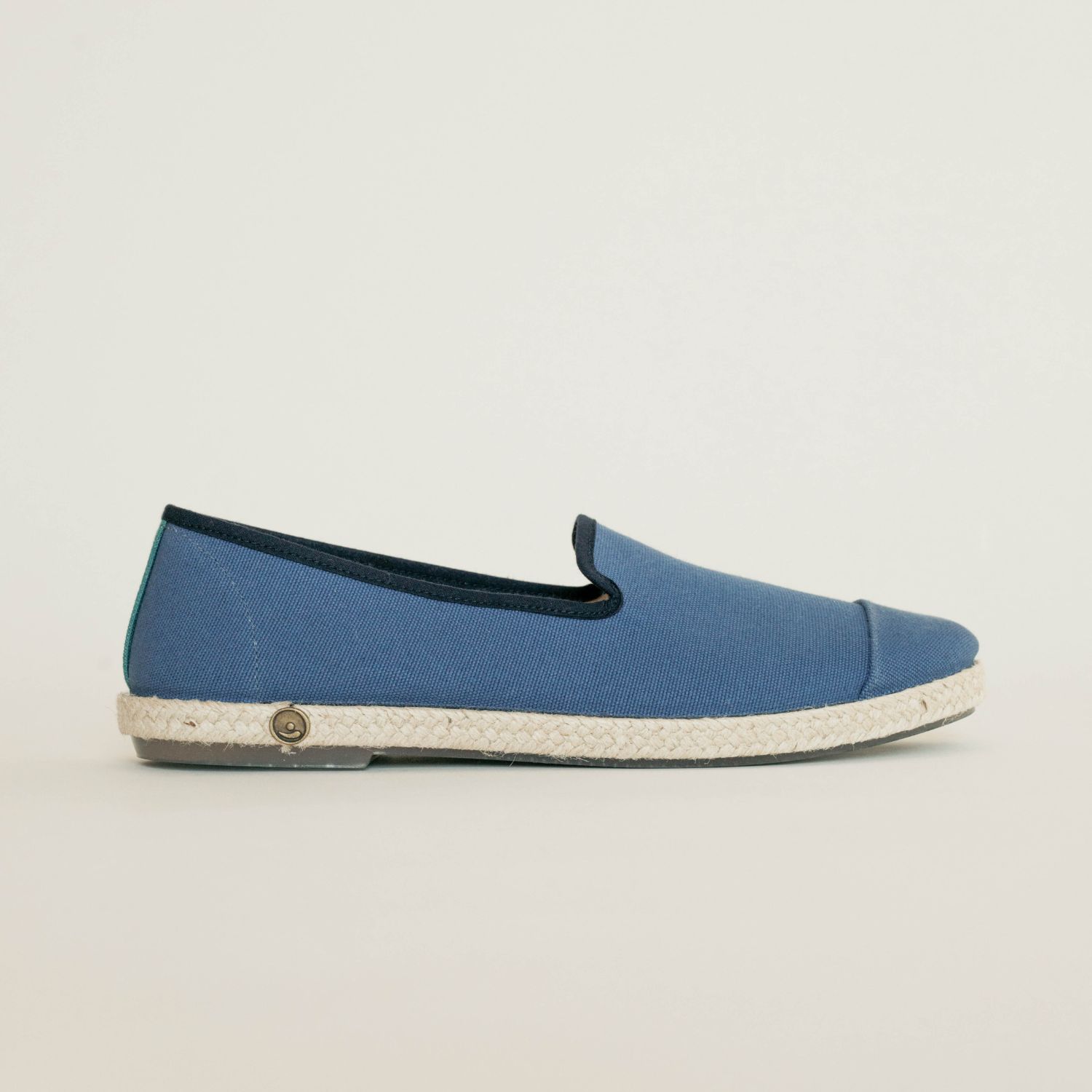 Espadrille homme en Coton Recyclé - Bleu Azur 2