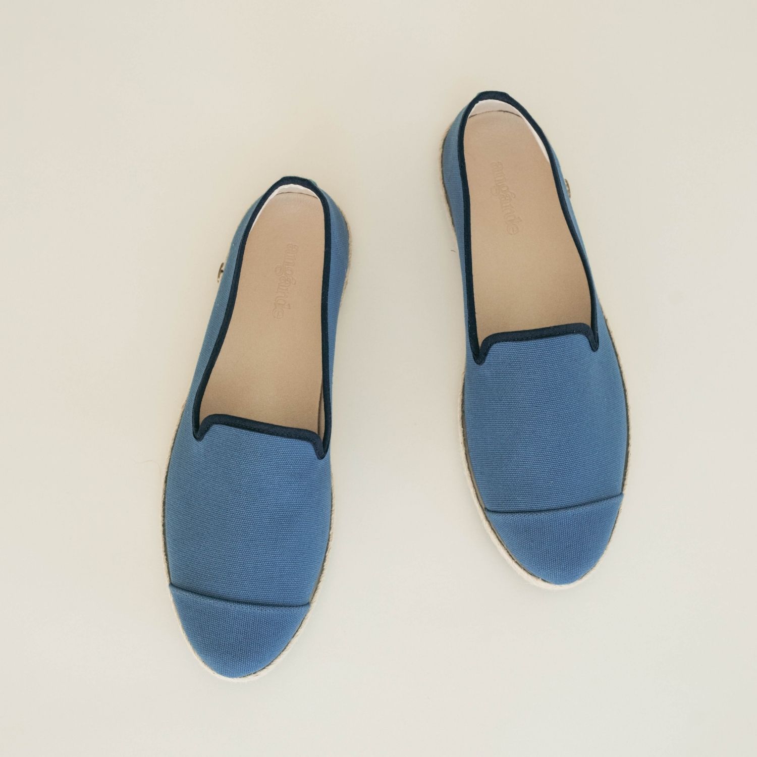Espadrille homme en Coton Recyclé - Bleu Azur 3