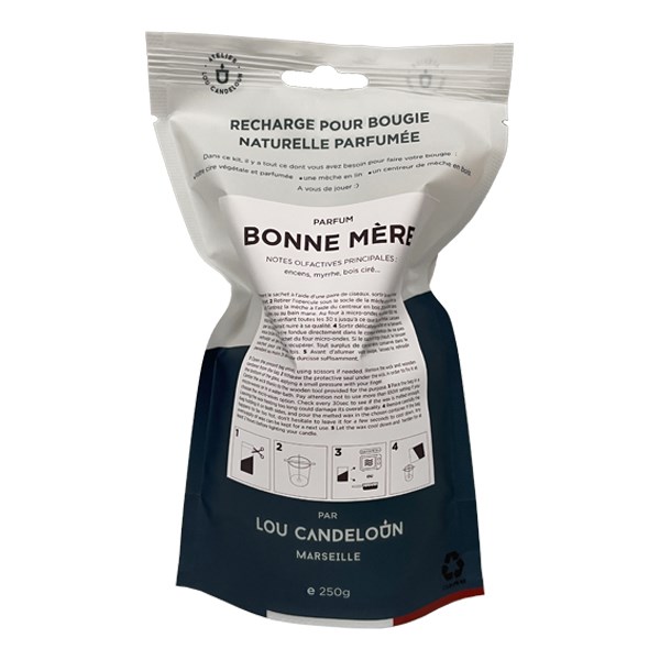 Recharge pour bougie parfum BONNE MERE - A faire soi même - 250 g de cire parfumée 2