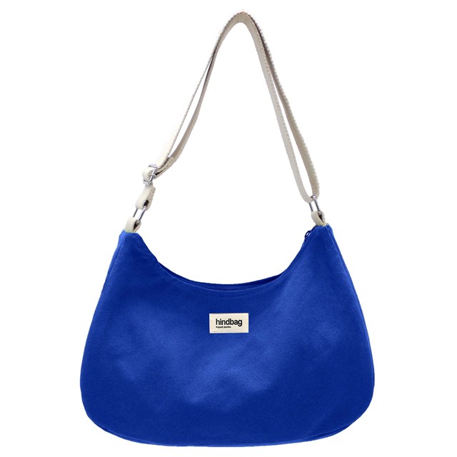 Sac à main ROSA, bleu électrique, coton bio 3