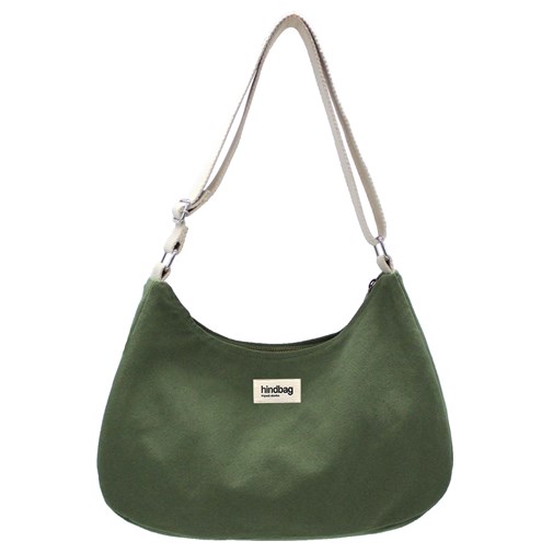 Sac à main ROSA, vert olive, coton bio