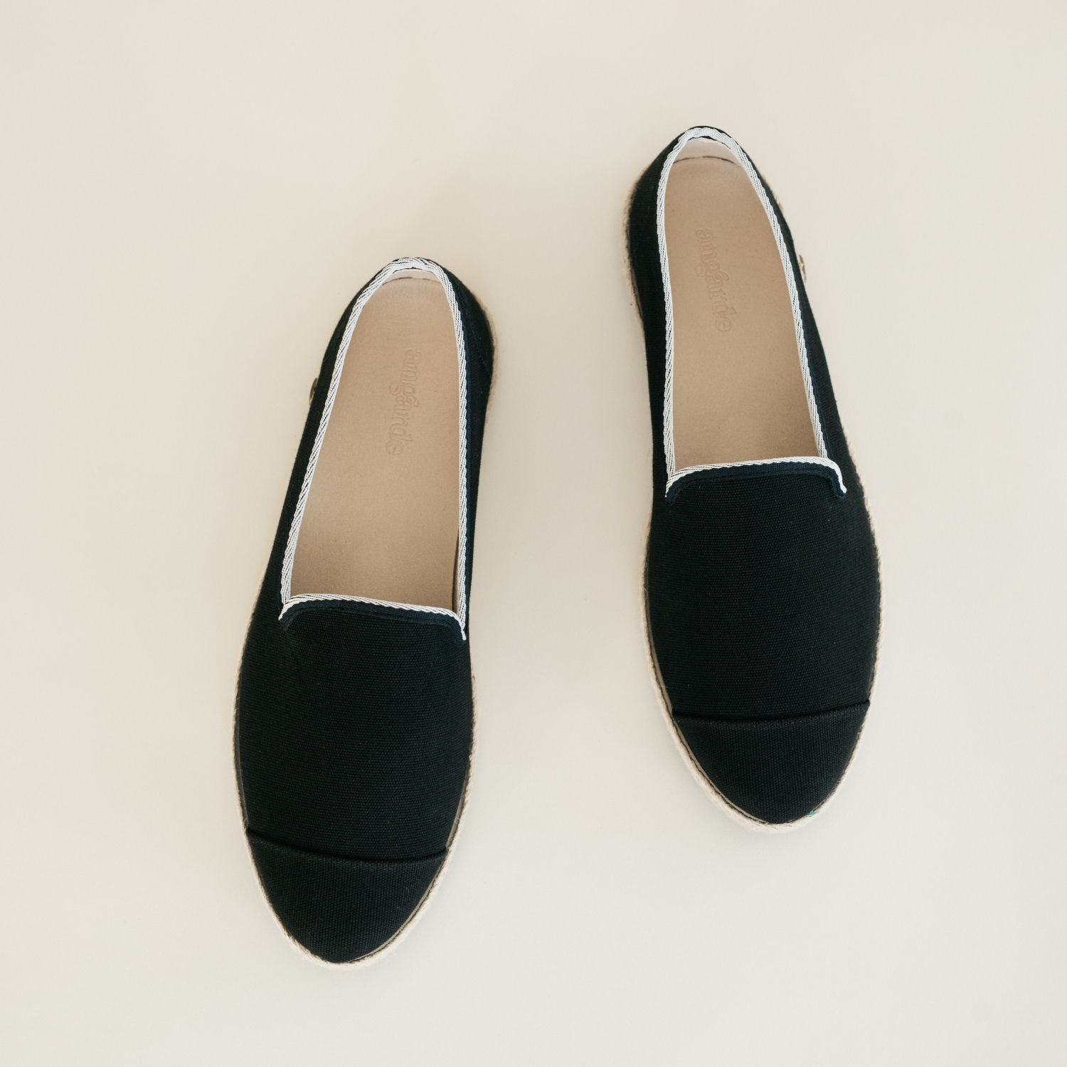 Espadrille homme en Coton Recyclé - Noir 3