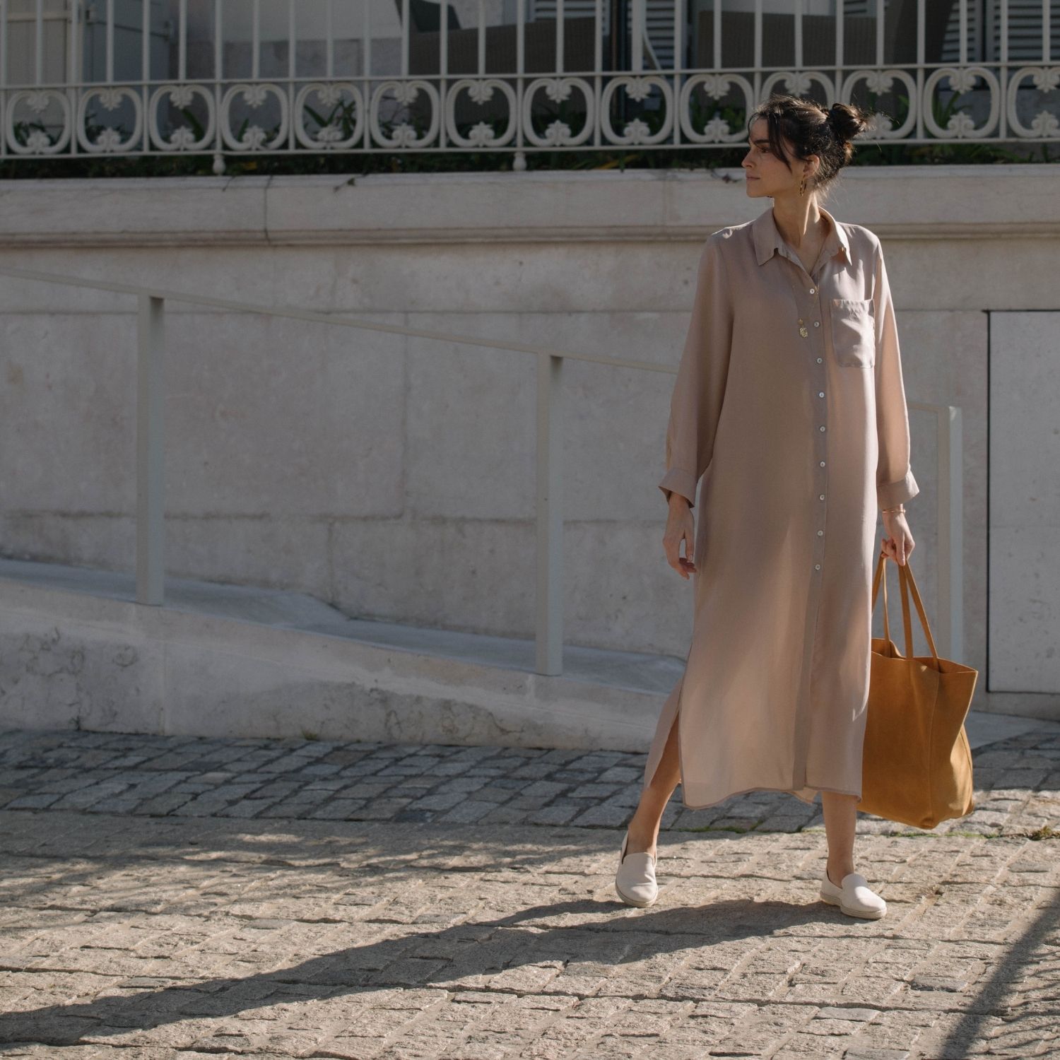 Espadrille femme en Coton Recyclé - Ivoire paillettes 6