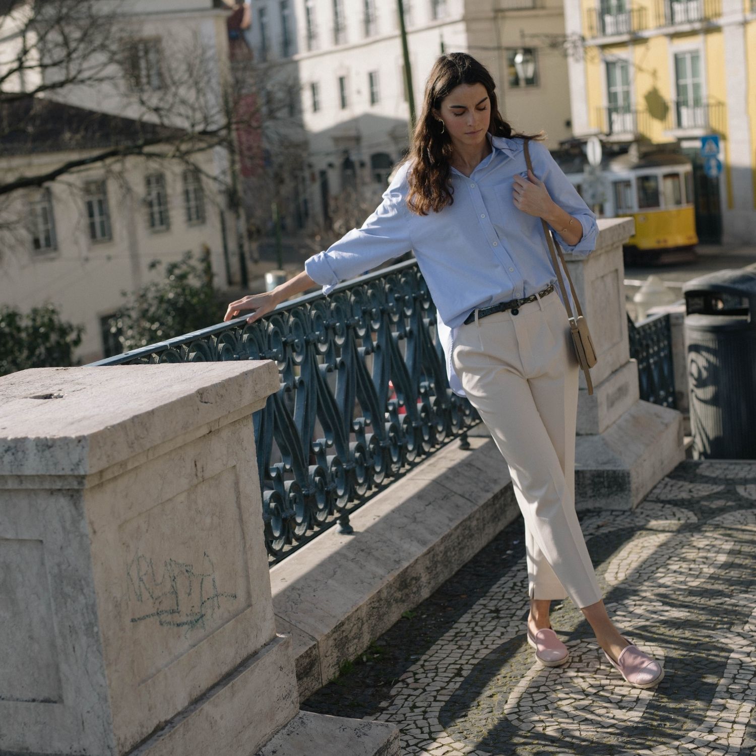 Espadrille femme en Coton Recyclé - Rose Paillettes 7
