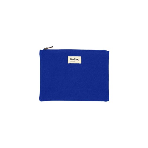 Pochette EMA, bleu électrique, coton bio