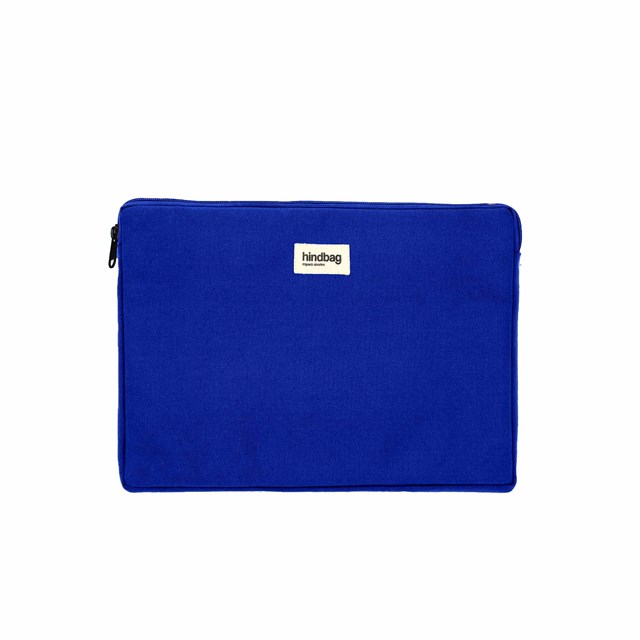 Housse d'ordinateur AVA, bleu électrique, coton bio 2
