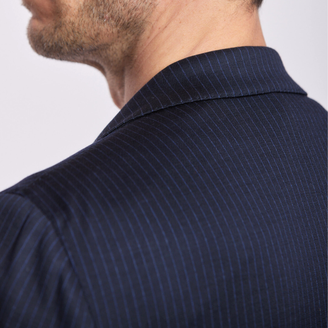 blazer 100% merinos extensible, Gianni à rayures très légères 6