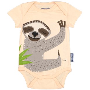 Body en coton bio - PARESSEUX 3 à 12 mois