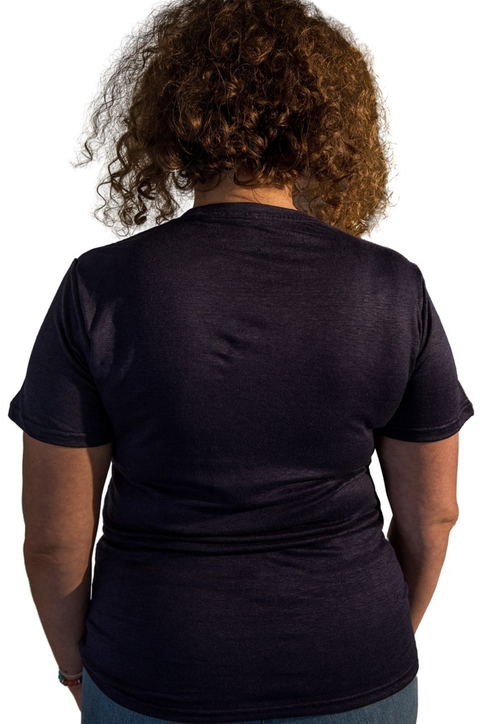 T-shirt en lin bio bleu marine fabriqué en Normandie 9