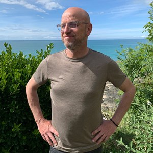 T-shirt en lin bio kaki fabriqué en Normandie