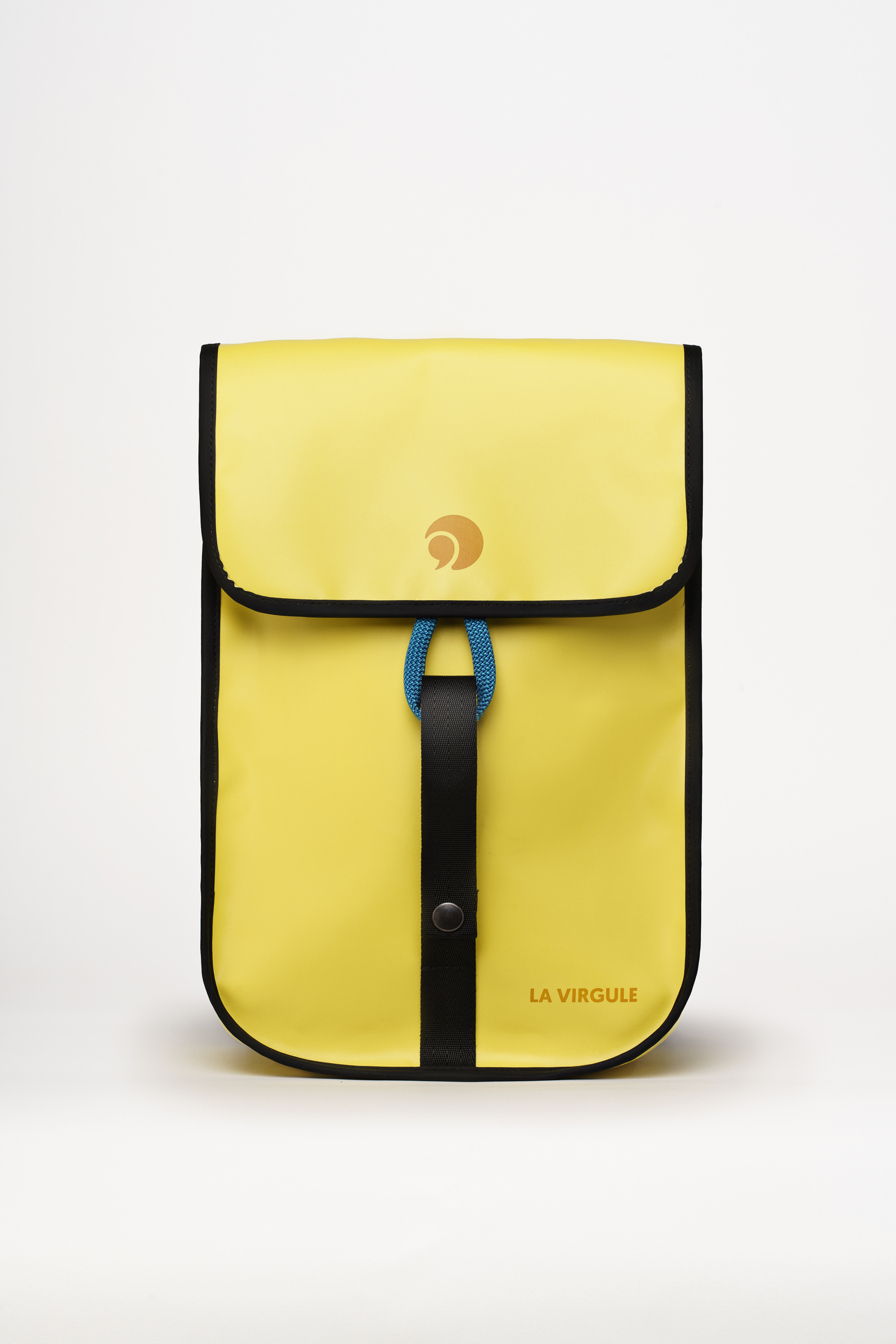 Sac à dos upcyclé jaune GRAVELOT mini 3