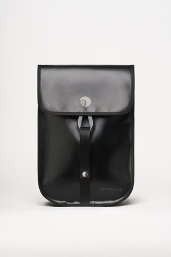 Sac à dos upcyclé noir GRAVELOT mini