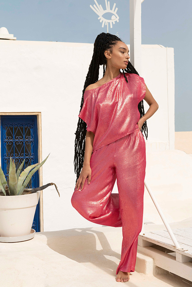 Pantalon Martine - Fuchsia 2