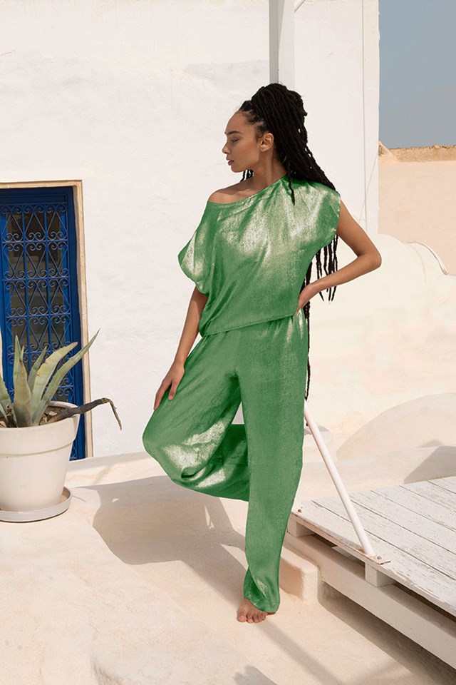 Pantalon Martine - Vert 2