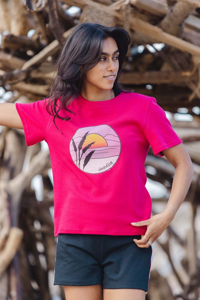 T-Shirt en Coton bio - GABRIEL (Fuchsia/Summer) 4