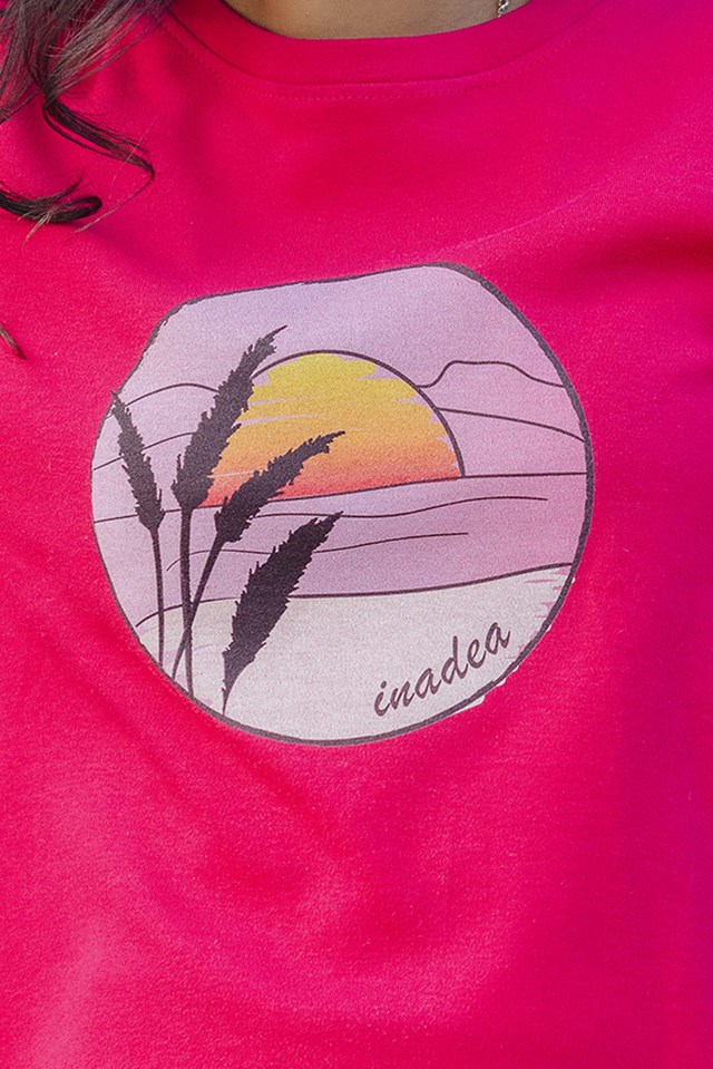 T-Shirt en Coton bio - GABRIEL (Fuchsia/Summer) 3