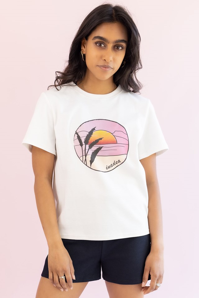 T-Shirt en Coton bio - GABRIEL (Blanc/Summer) 2