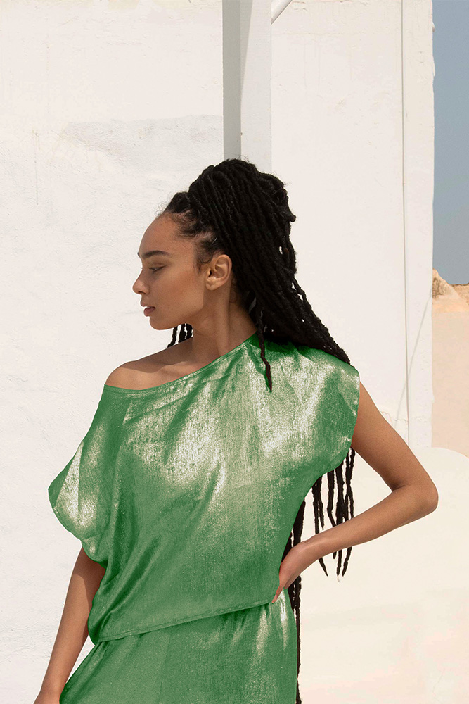 Aliyah - T-shirt vert 2