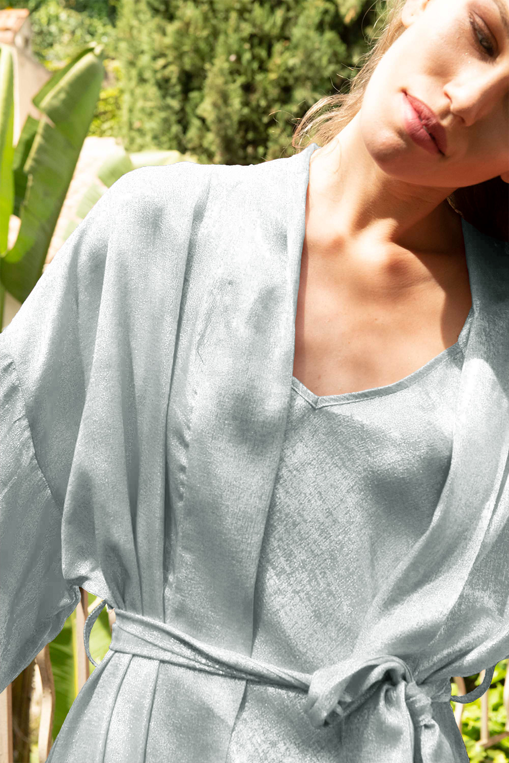 Alicia - Kimono Court Bleu ciel 3