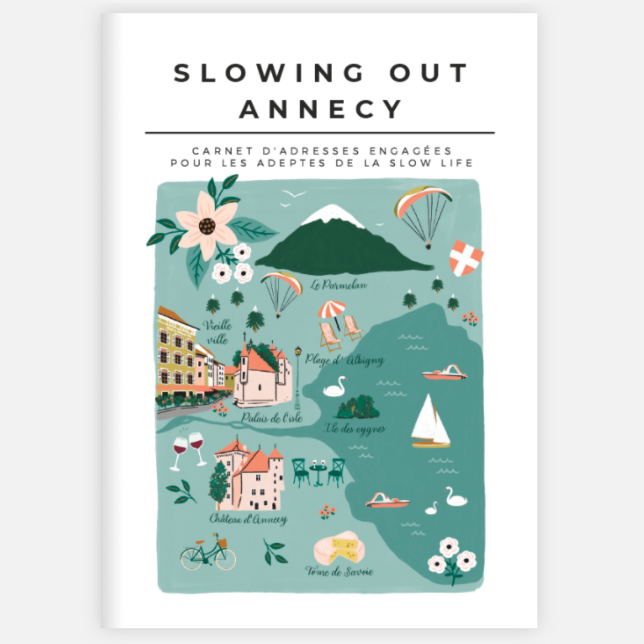 City-guide d'Annecy illustré et engagé - Format papier A6 2