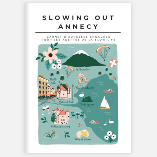 City-guide d'Annecy illustré et engagé - Format papier A6