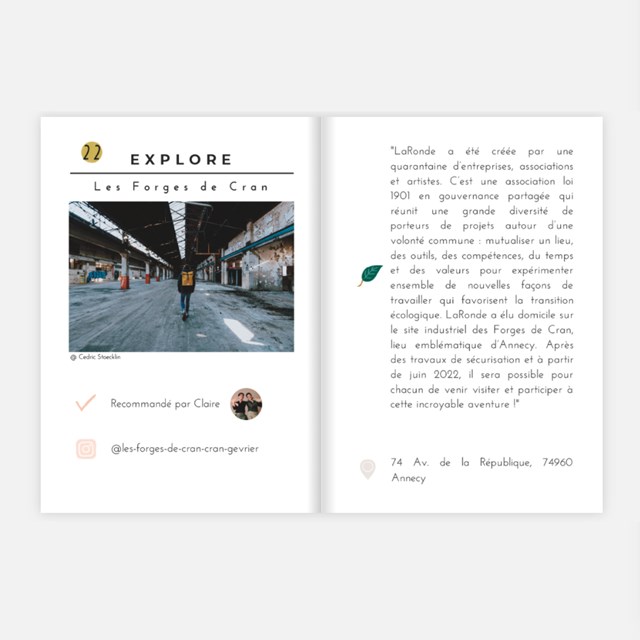 City-guide d'Annecy illustré et engagé - Format papier A6 7