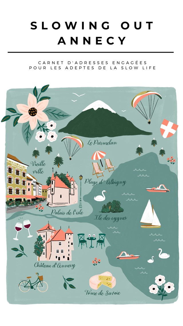 City-guide d'Annecy illustré et engagé - Format numérique 2