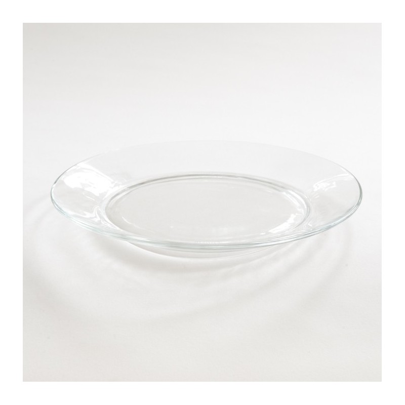 lot de 6 assiettes plates lys duralex en verre trempé fabriquées en france