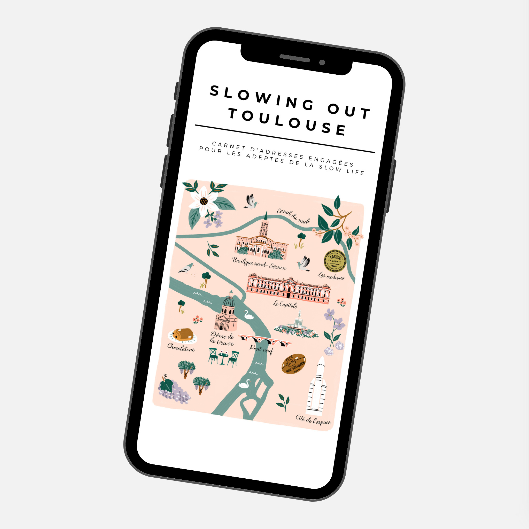 City-guide de Toulouse illustré et engagé - Format numérique 2