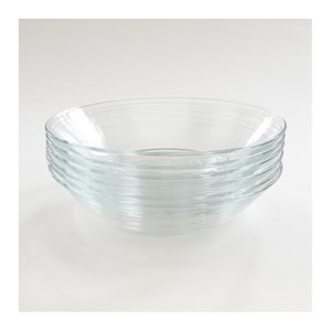 Lot de 6 assiettes creuses Duralex - Lys