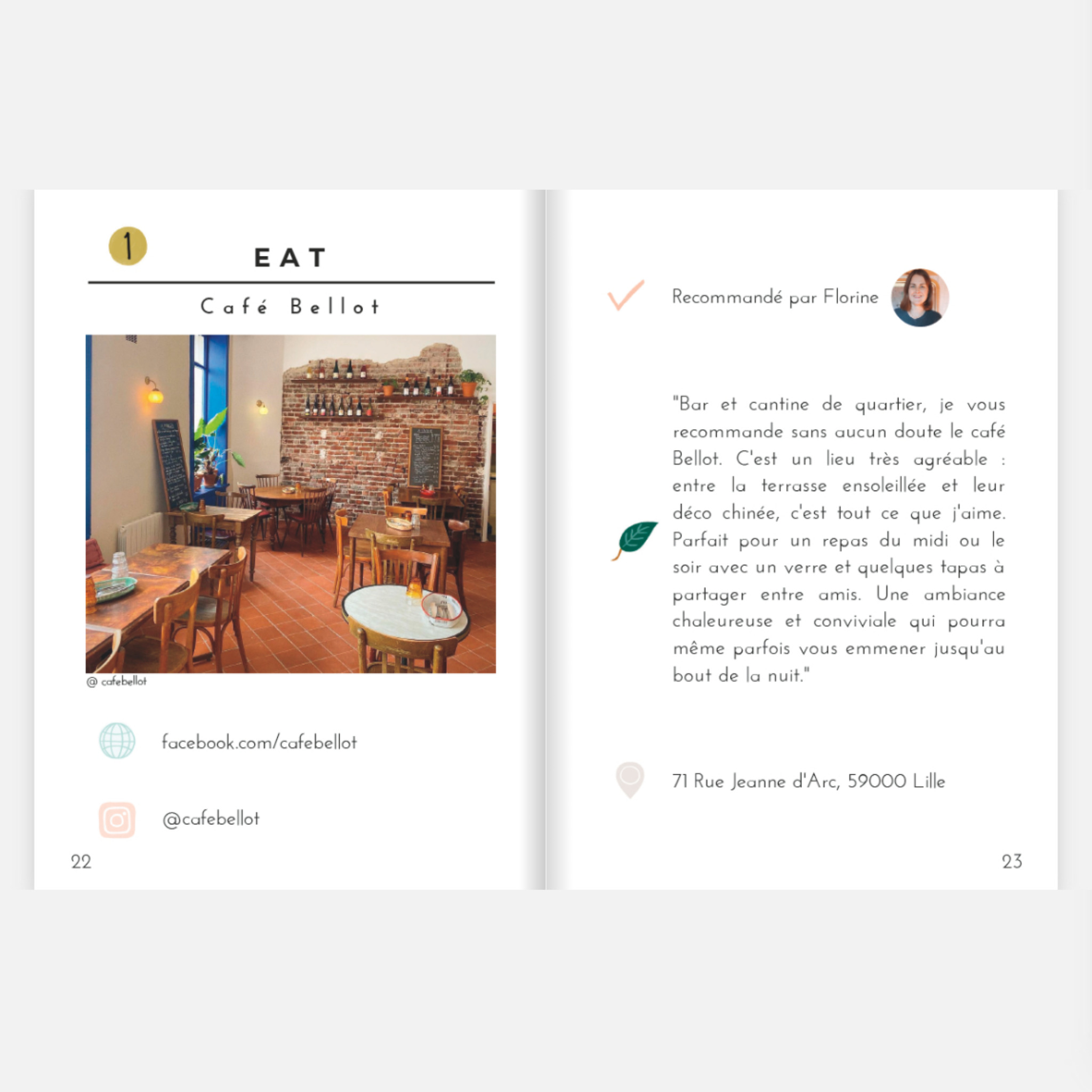 City-guide de Lille illustré et engagé - Format papier A6 5