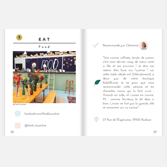 City-guide de Lille illustré et engagé - Format papier A6 6