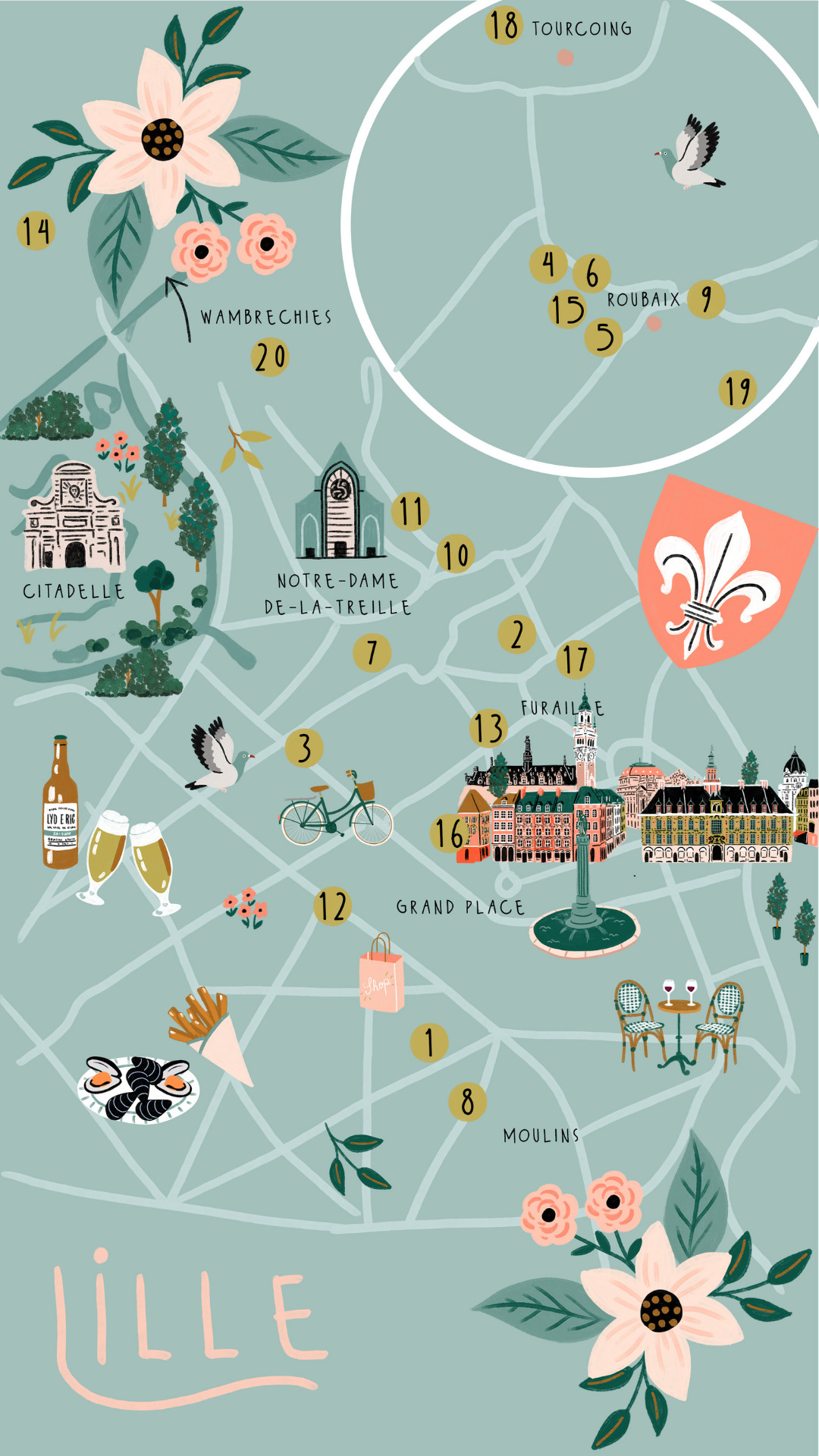 City-guide de Lille illustré et engagé - Format numérique 6