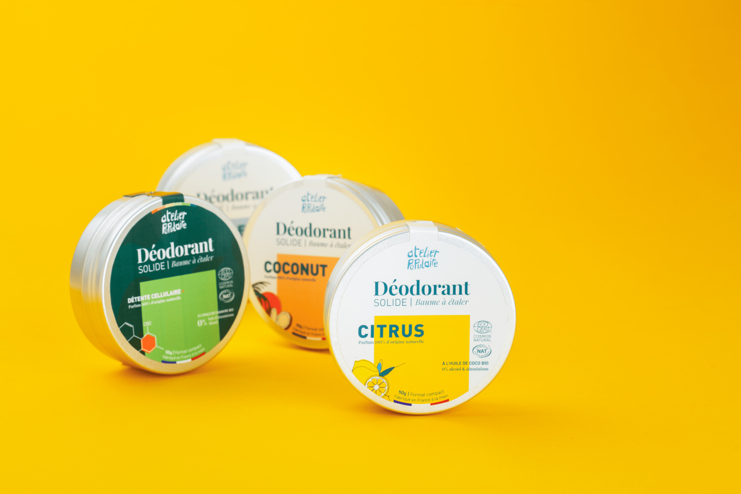 Déodorant solide certifié bio | Nature | 50g 3