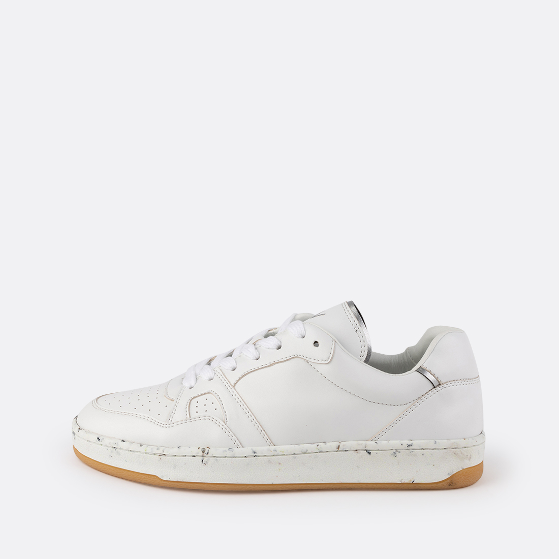 Valens-001 Baskets Retro Blanches & Argent 2