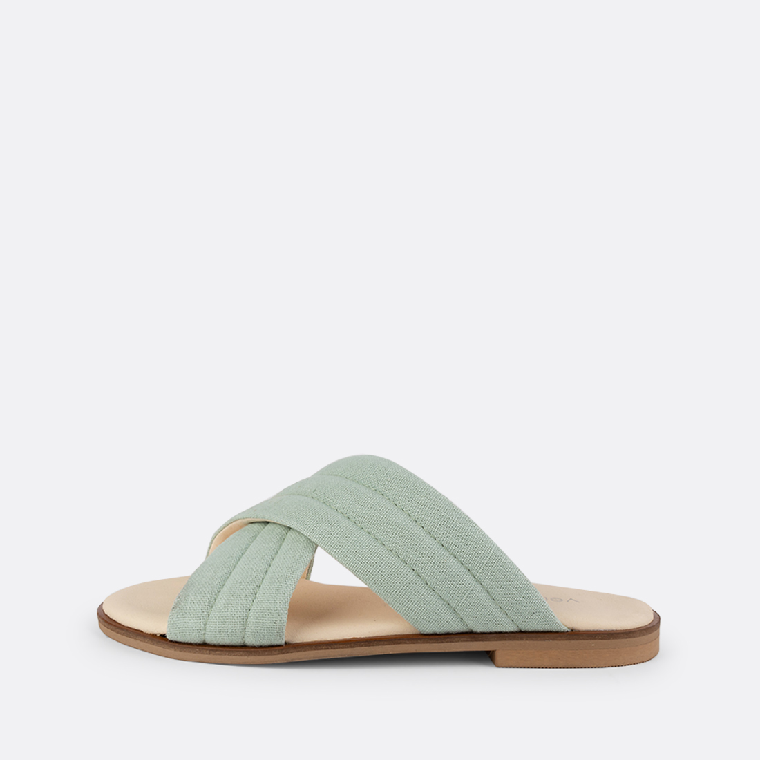 Violet-005 - Mules Plates en Chanvre & Coton 2