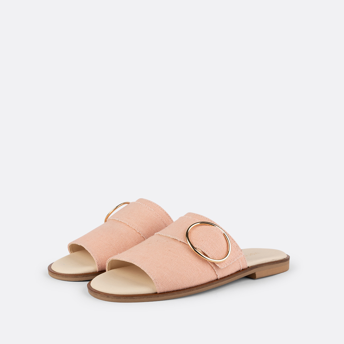 Vaena-001 - Mules Plates en Chanvre & Coton 4