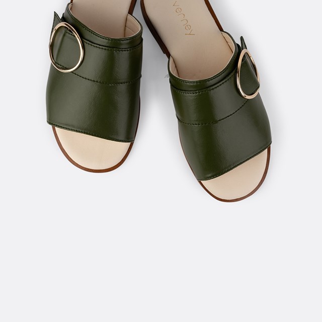 Vaena-003 - Mules Plates en Cactus 5