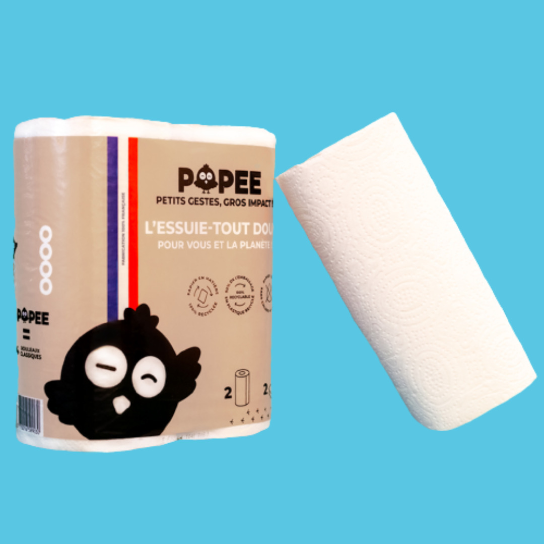 Essuie-tout ultra-absorbant Popee (14 lots de 2 bobines) 2