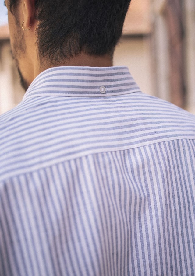 Chemise MAOLIN - Coton bio - Lin - Col Mao 7