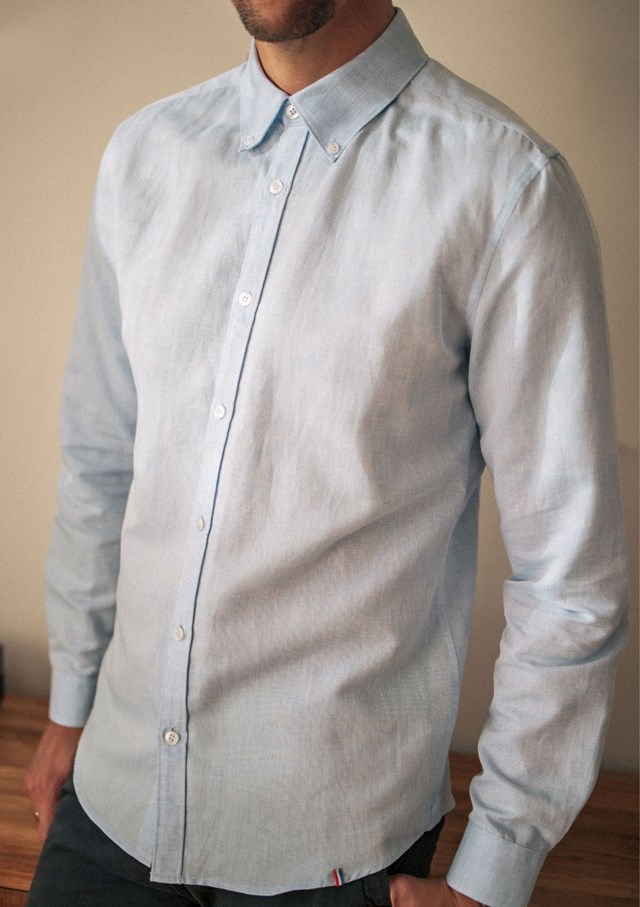 Chemise PAULIN - Coton bio - Lin - Made in France 4