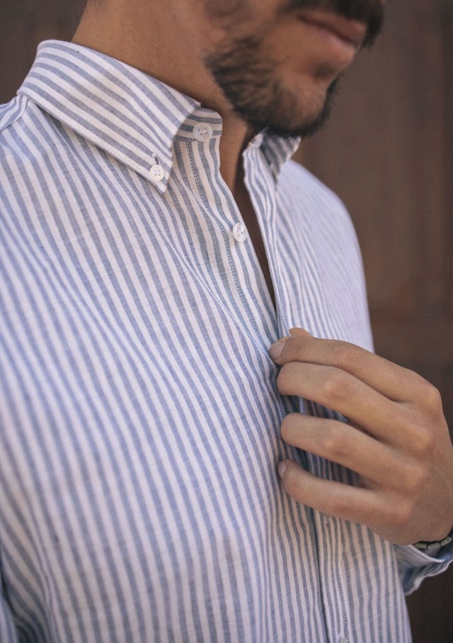 Chemise PAULIN - Coton bio - Lin - Made in France 5