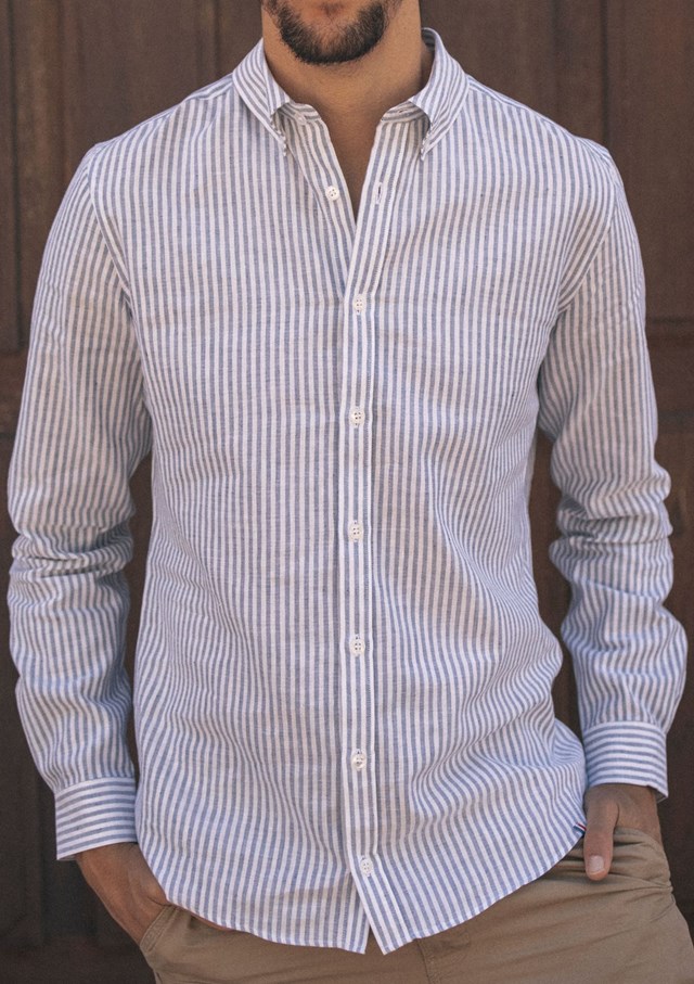 Chemise PAULIN - Coton bio - Lin - Made in France 6