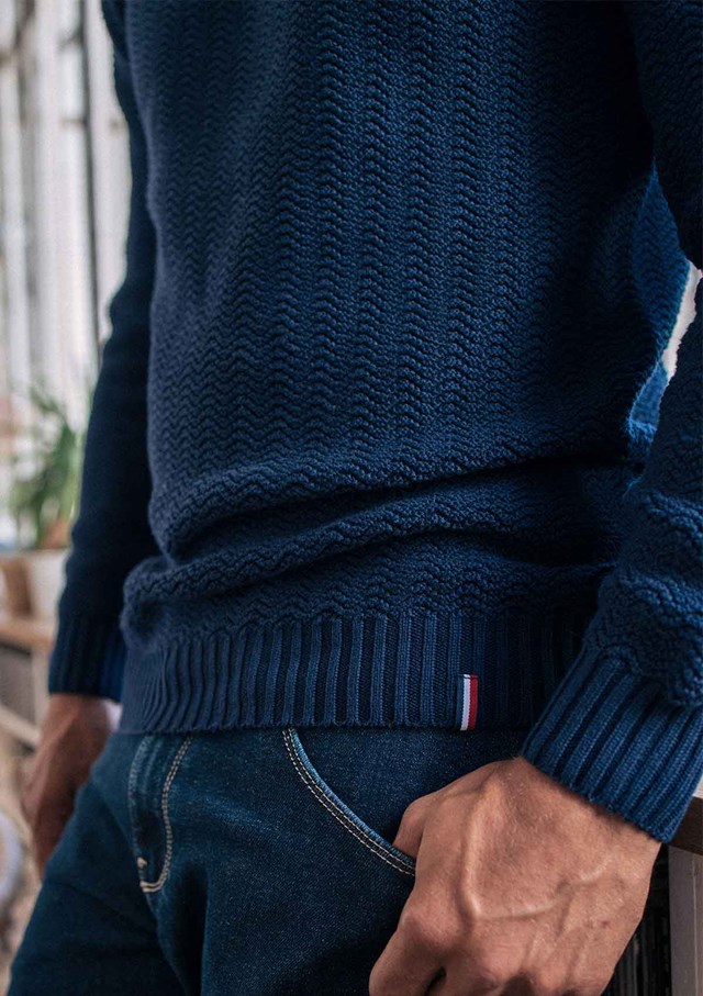 Pull PLANETE - Made in France - Coton bio GOTS - Tricotage 3D 6