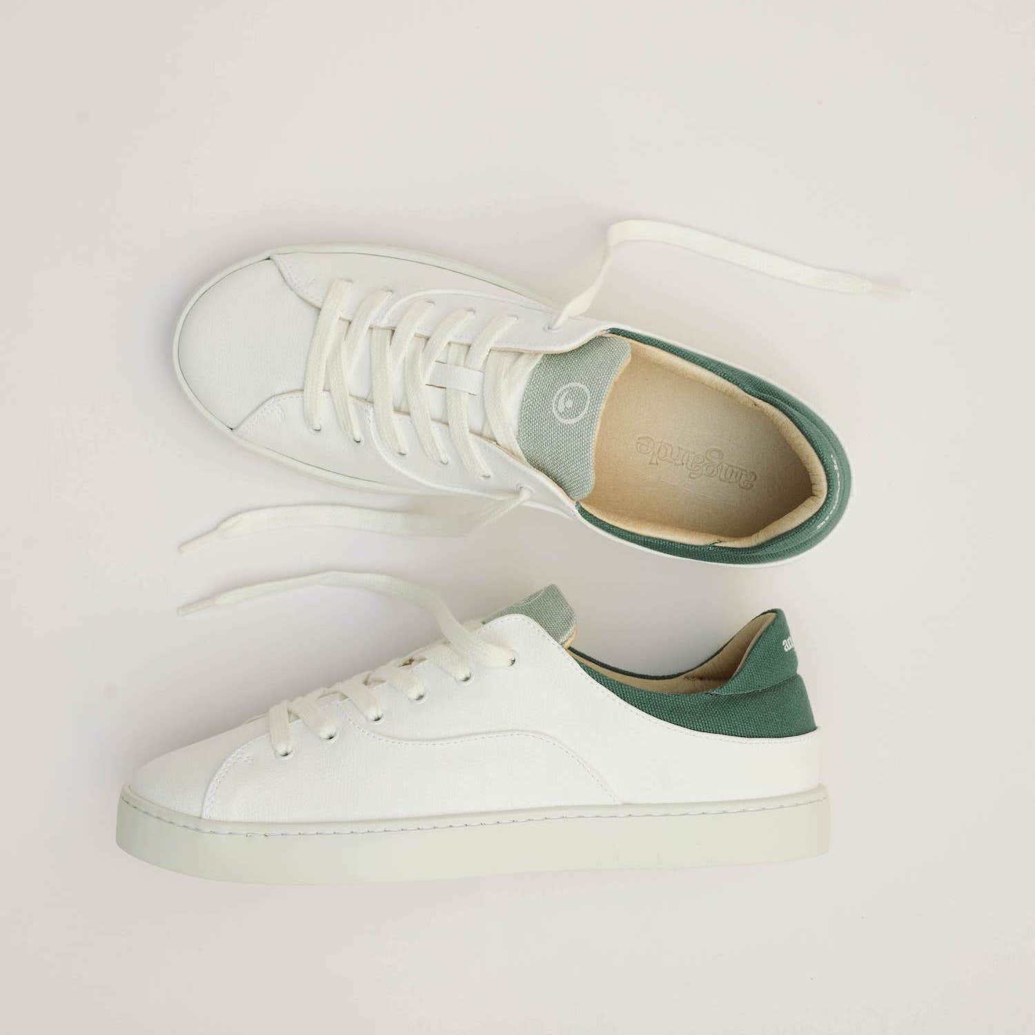 La basket After Surf en "cuir" de raisin, blanc canard 4