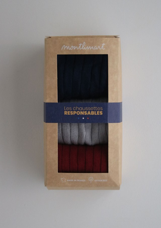 Coffret chaussettes COTELE - Coton bio - Made in France 2