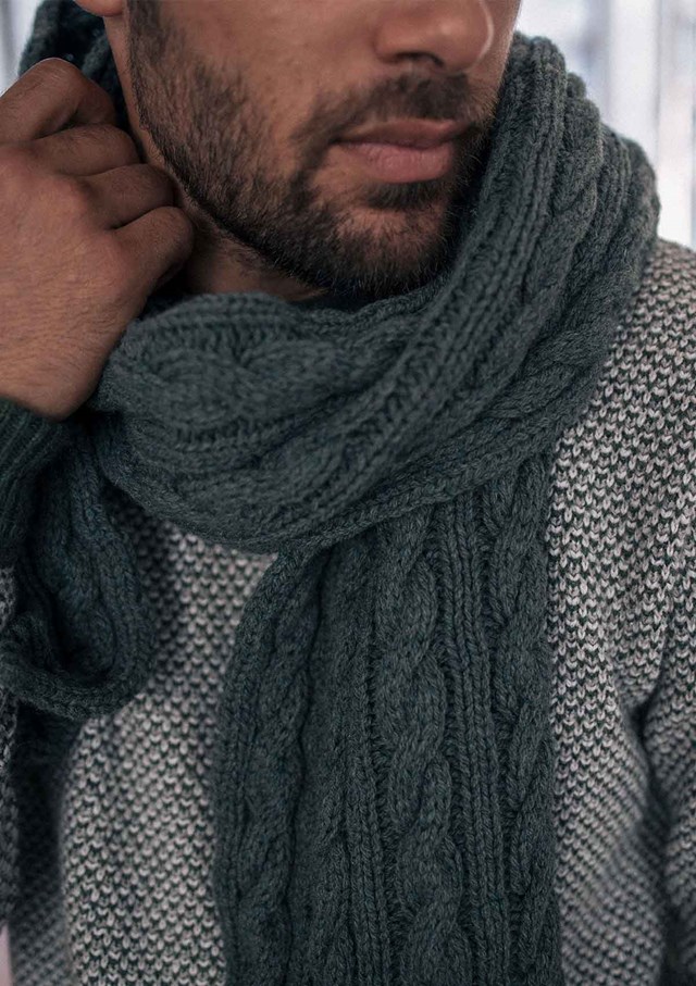Echarpe TORSADE - Made in France - Recyclée 2